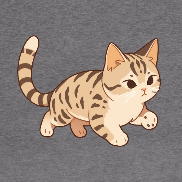 Cute American Shorthair Cat by SundayDonuts